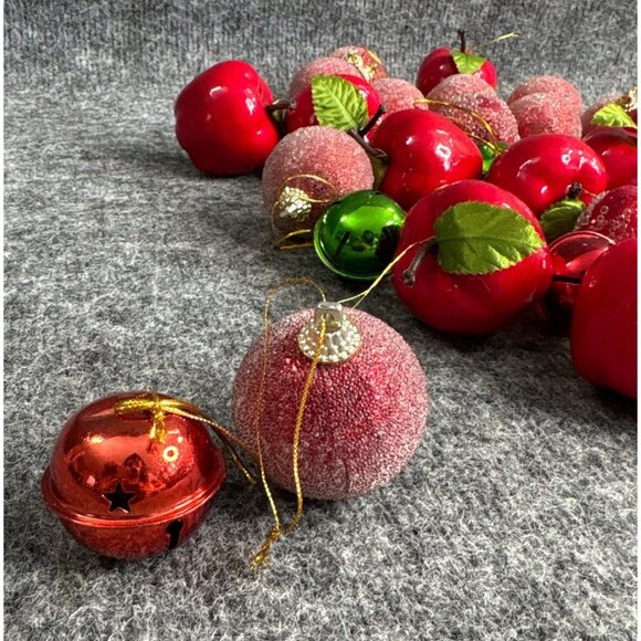 Holiday Artificial Apple & Berry Christmas Ornaments 20+ Pieces Christmas Tree - Picture 6 of 6